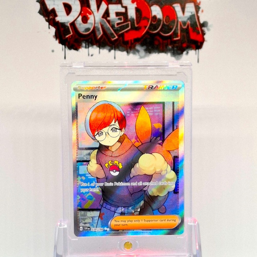 Holographic Penny Trainer Card